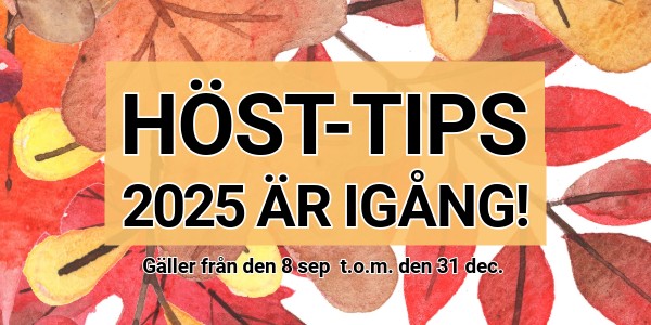 Hösttips 2025 banner